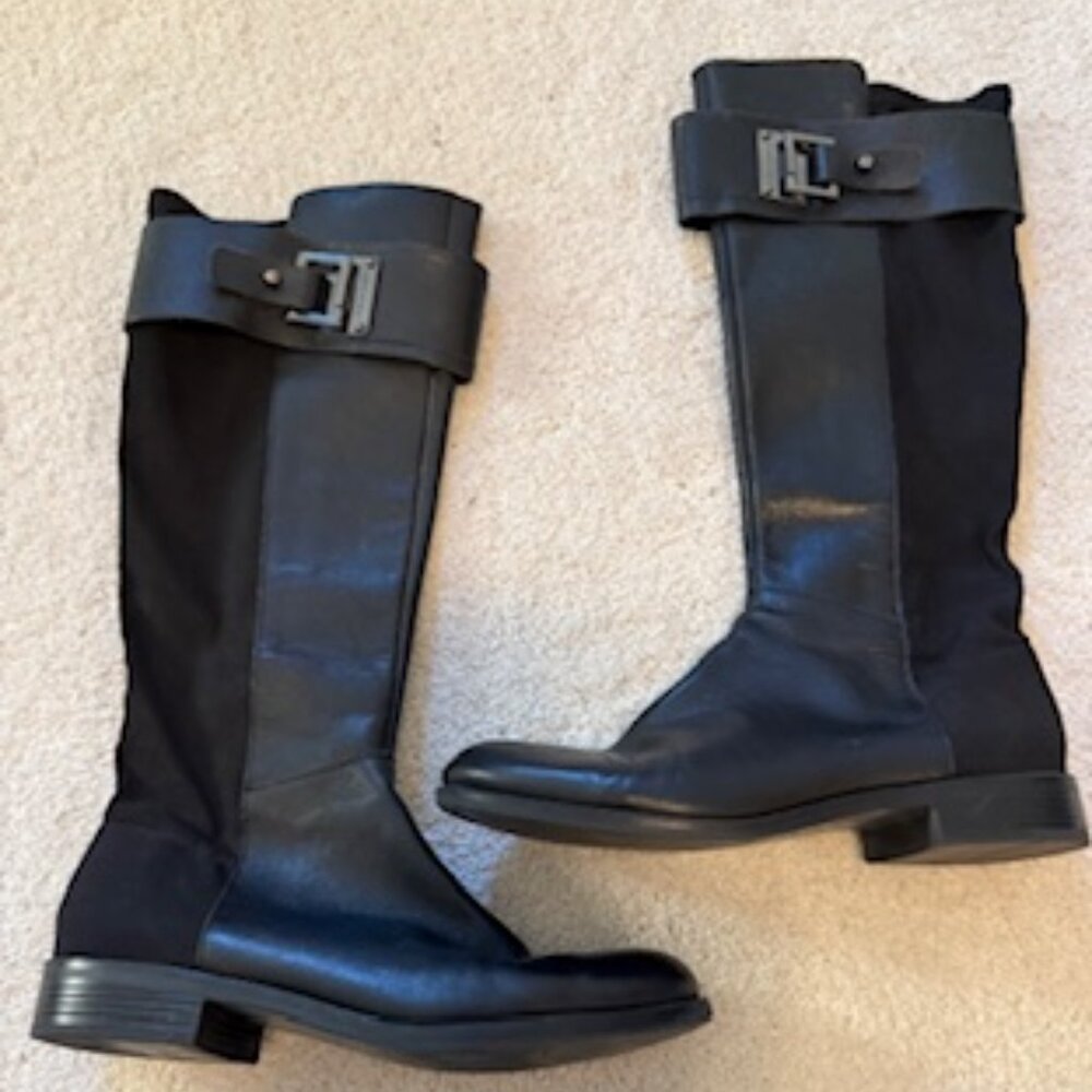 Tahari Bailey black knee-high boots size 8